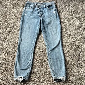 Abercrombie & Fitch super skinny ankle high rise jeans